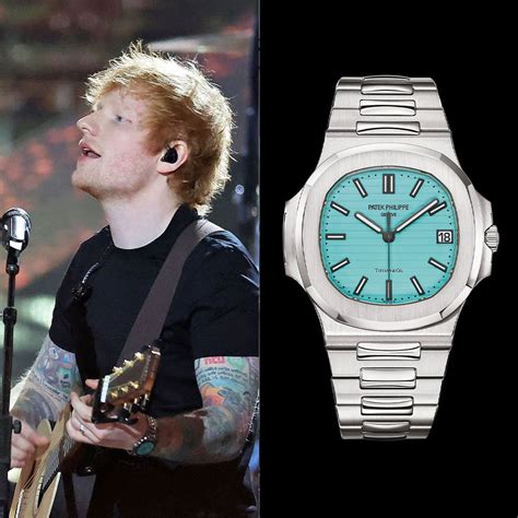 patek philippe nautilus ed sheeran|Ed Sheeran’s Watch Collection .